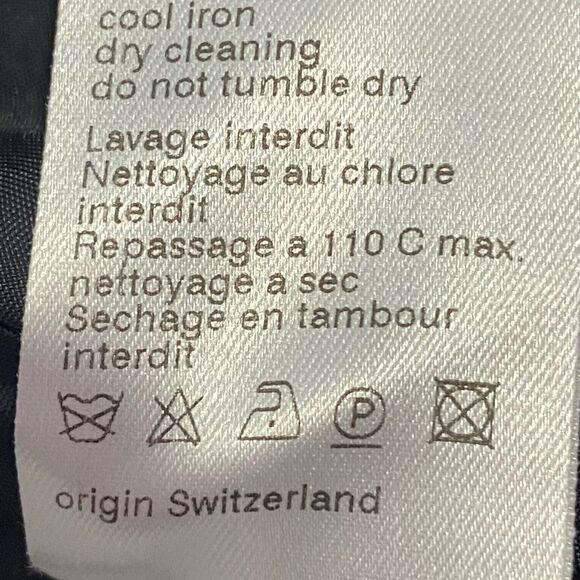 Akris Punto Black and White Abstract Print Lined Blazer Size 6 - Picture 16 of 16